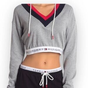 Tommy Hilfiger Retro crop hoodie NWT